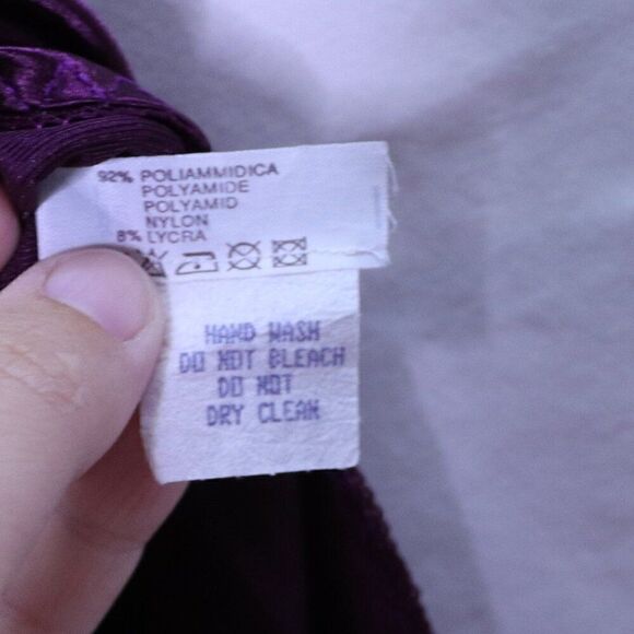 Vintage | 1980's Satin Bodysuit Large - Picture 6 of 9